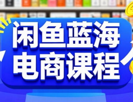 闲鱼蓝海电商课程，手把手助你快速上手，轻松实现闲鱼稳定盈利-小根博客