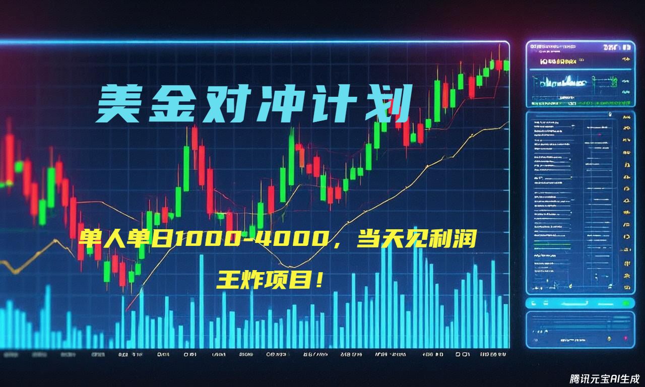 2025年最暴力项目“美金先登计划”最新最强对冲战法，每日实际收益1K-4K-小根博客