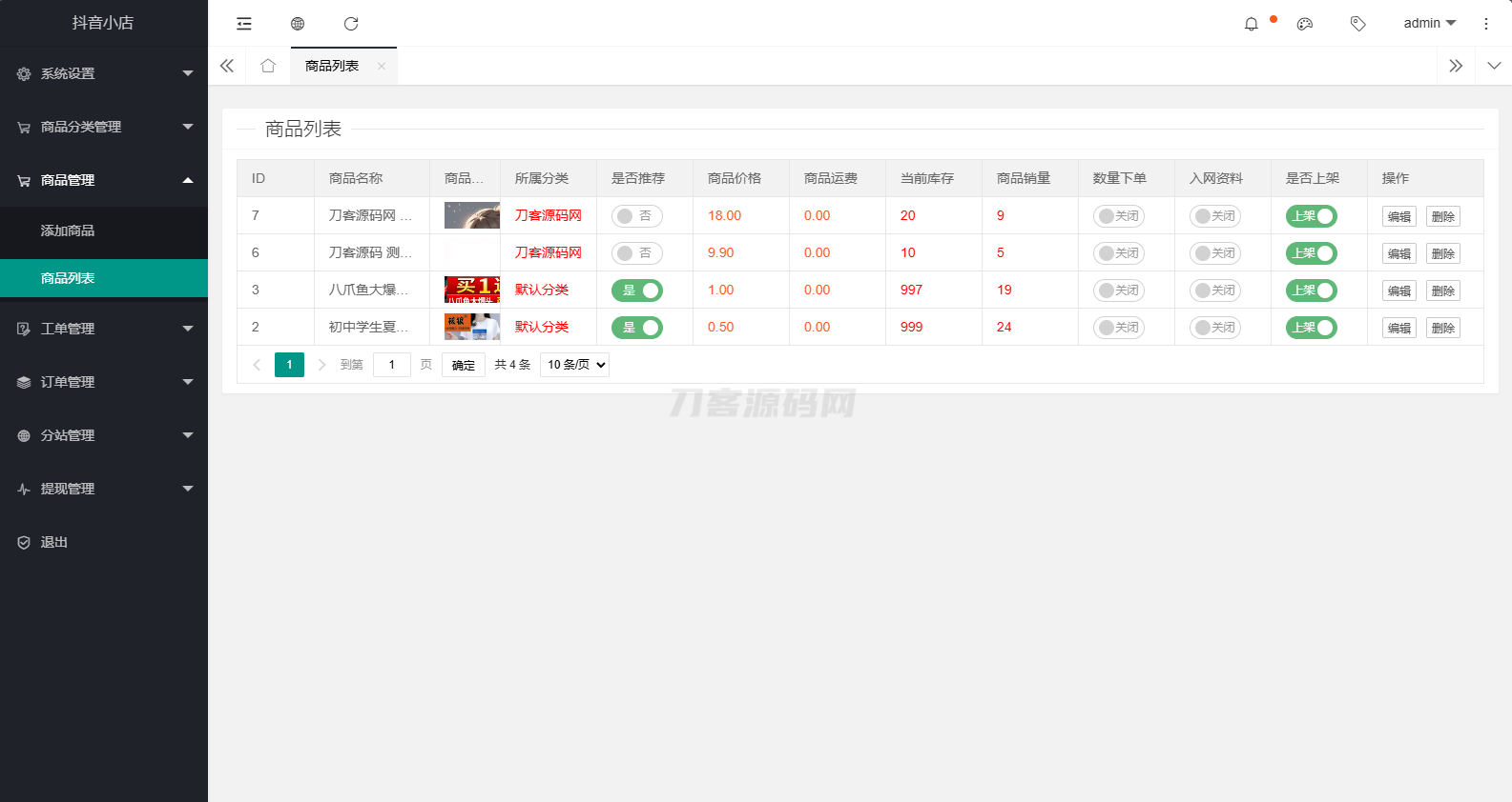 全新完整版H5商城系统源码 亲测 附教程-小根博客
