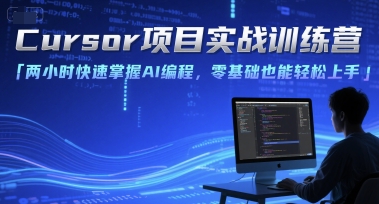 Cursor项目实战训练营，两小时快速掌握AI编程，零基础也能轻松上手-小根博客