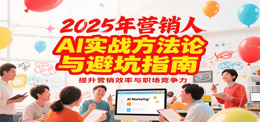 2025年营销实战方法论与避坑指南，利用AI提升营销效率与职场竞争力-小根博客