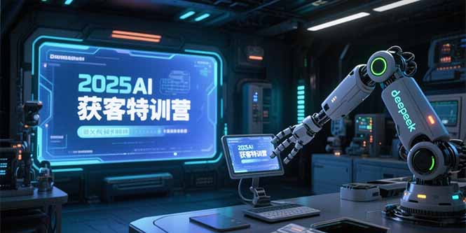 2025AI获客特训营，AI图文视频全制作，deepseek工具实操教学-小根博客