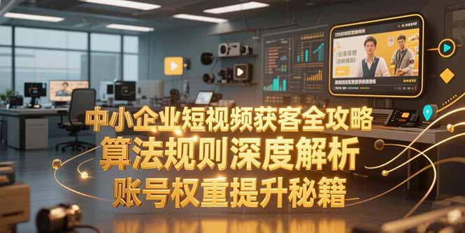 中小企业短视频获客全攻略，算法规则深度解析，账号权重提升秘籍-小根博客